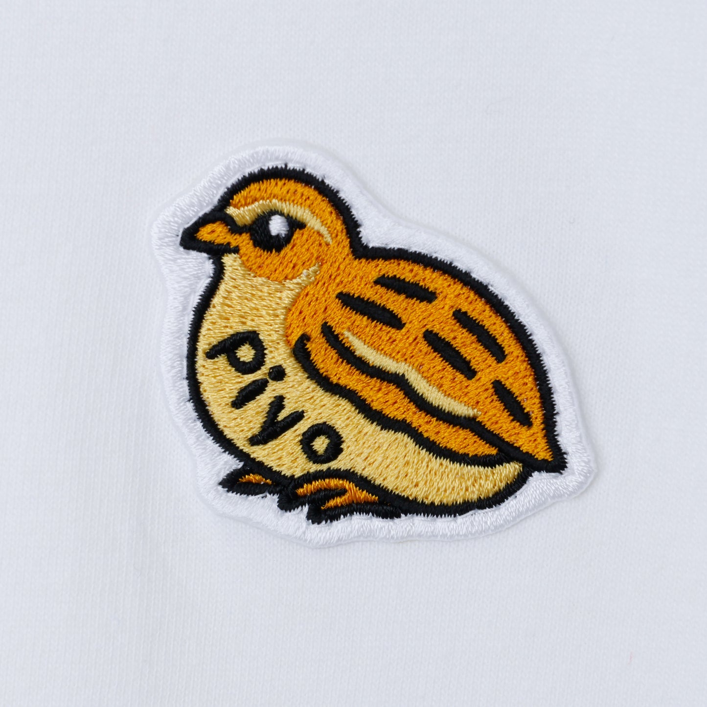 ぴよ刺繍ワッペンTシャツ