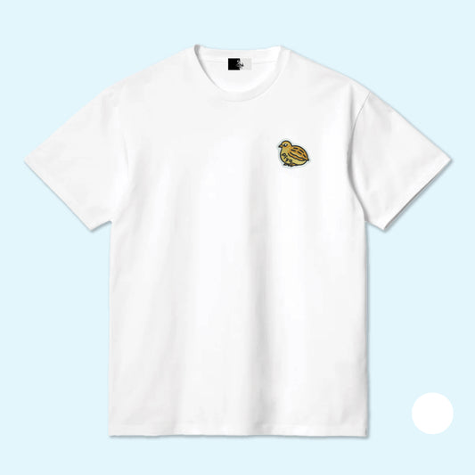 ぴよ刺繍ワッペンTシャツ