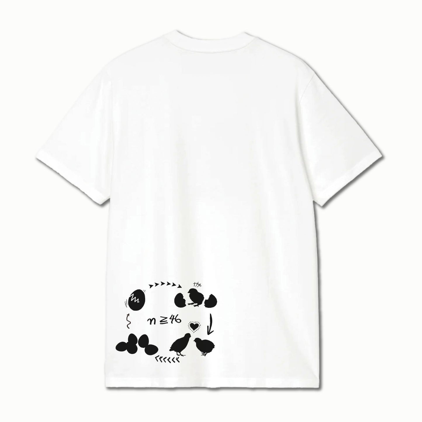 ぴよ刺繍ワッペンTシャツ キッズ